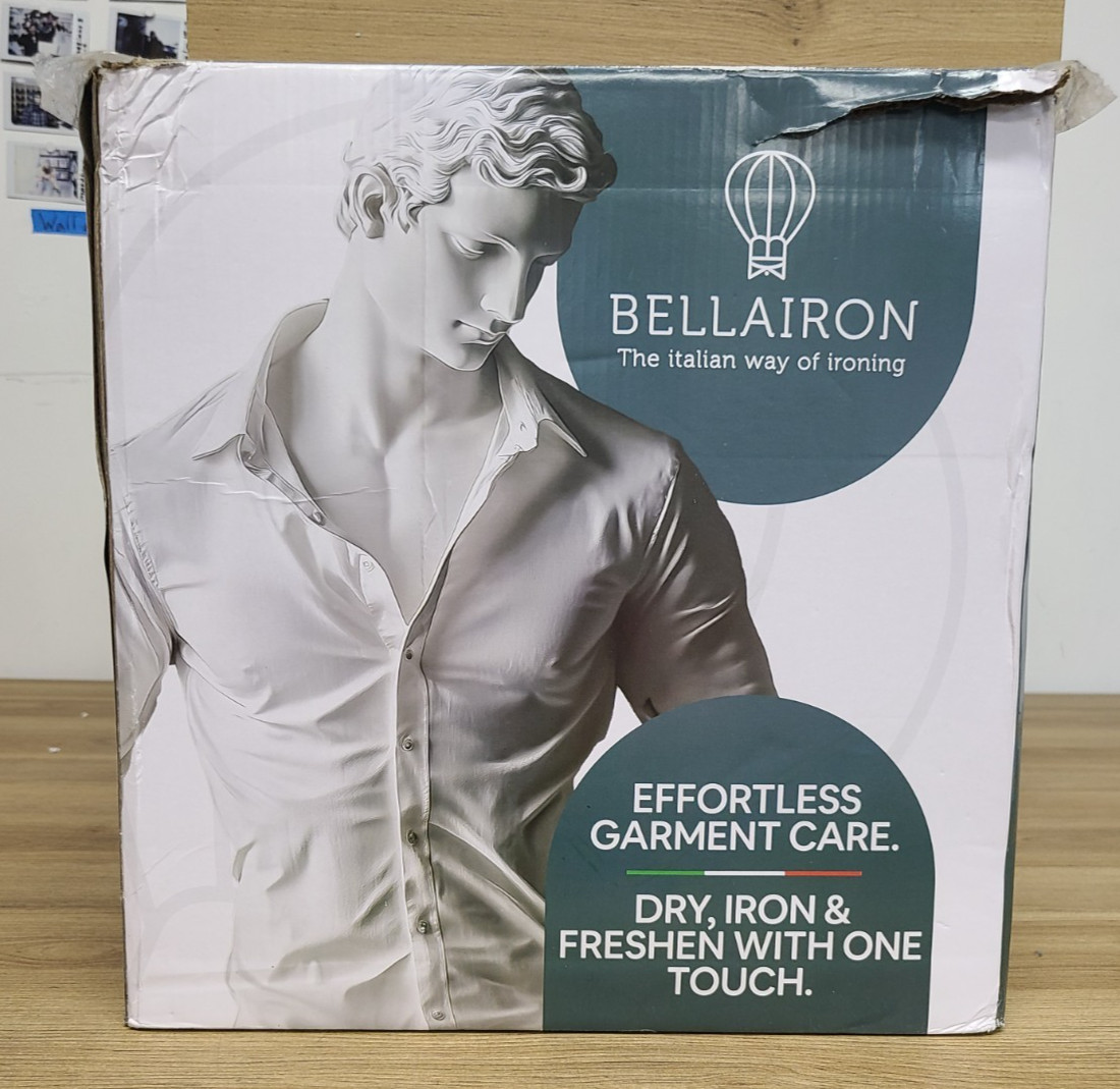 New Bellairon Automatic Hot Air Garment Dryer Iron Hands Free with Accessories