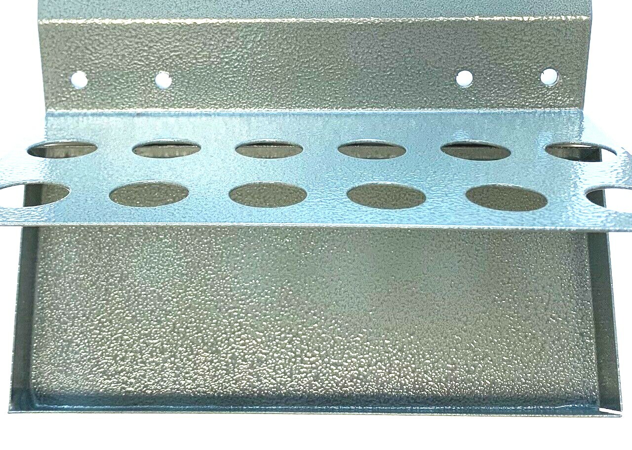 R8 12 SLOT COLLET RACK & TOOL TRAY FOR BRIDGEPORT HIGH PRECISION R8 COLLETS