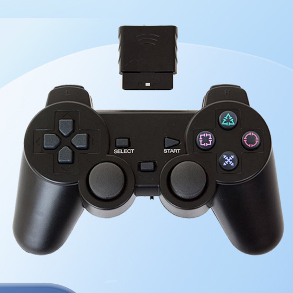 US 2 Pack Controller For PlayStation 2 PS2 Wired Black Joystick Joypad