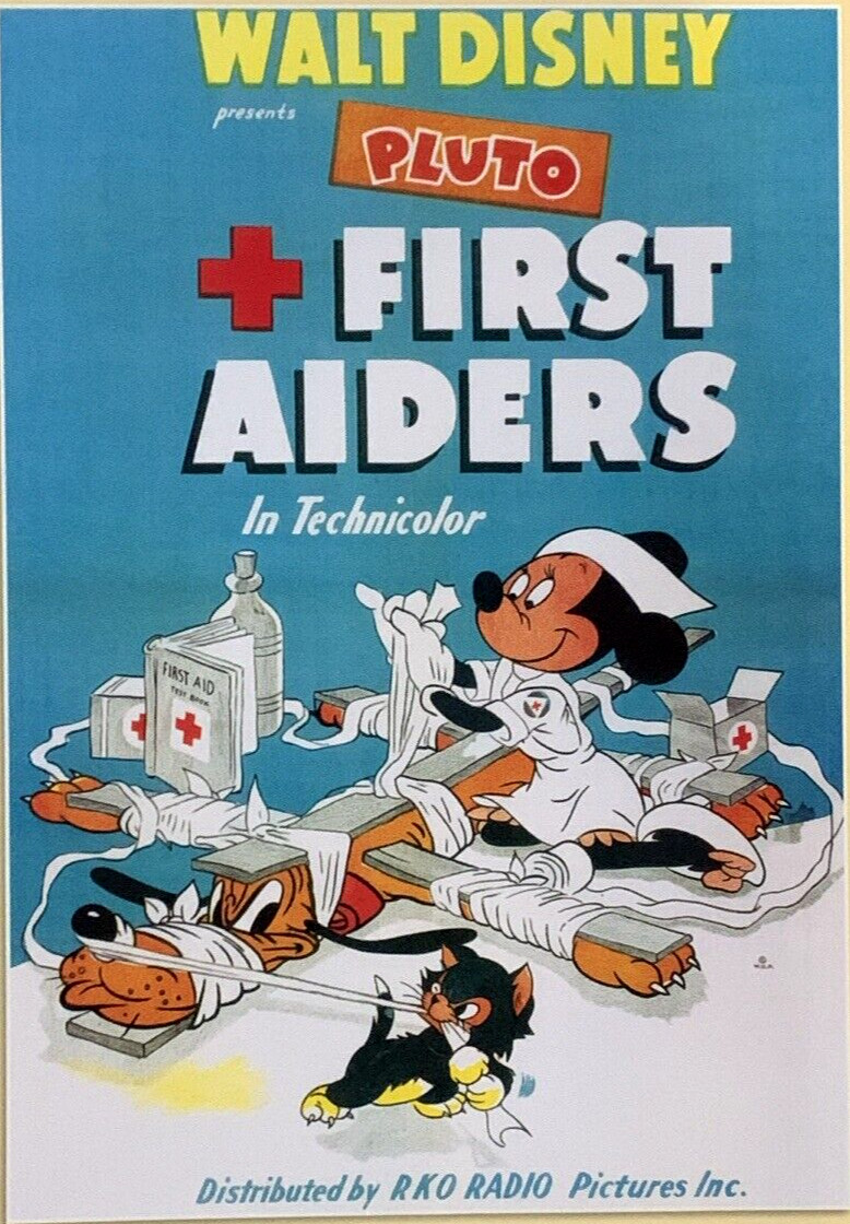 Mickey Mouse The Nifty Nineties 1941 Movie Poster Walt Disney RKO Radio #0026