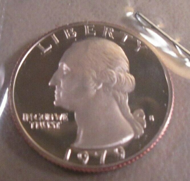 1979-S PROOF WASHINGTON QUARTER TYPE 2 CLEAR MINT MARK AA