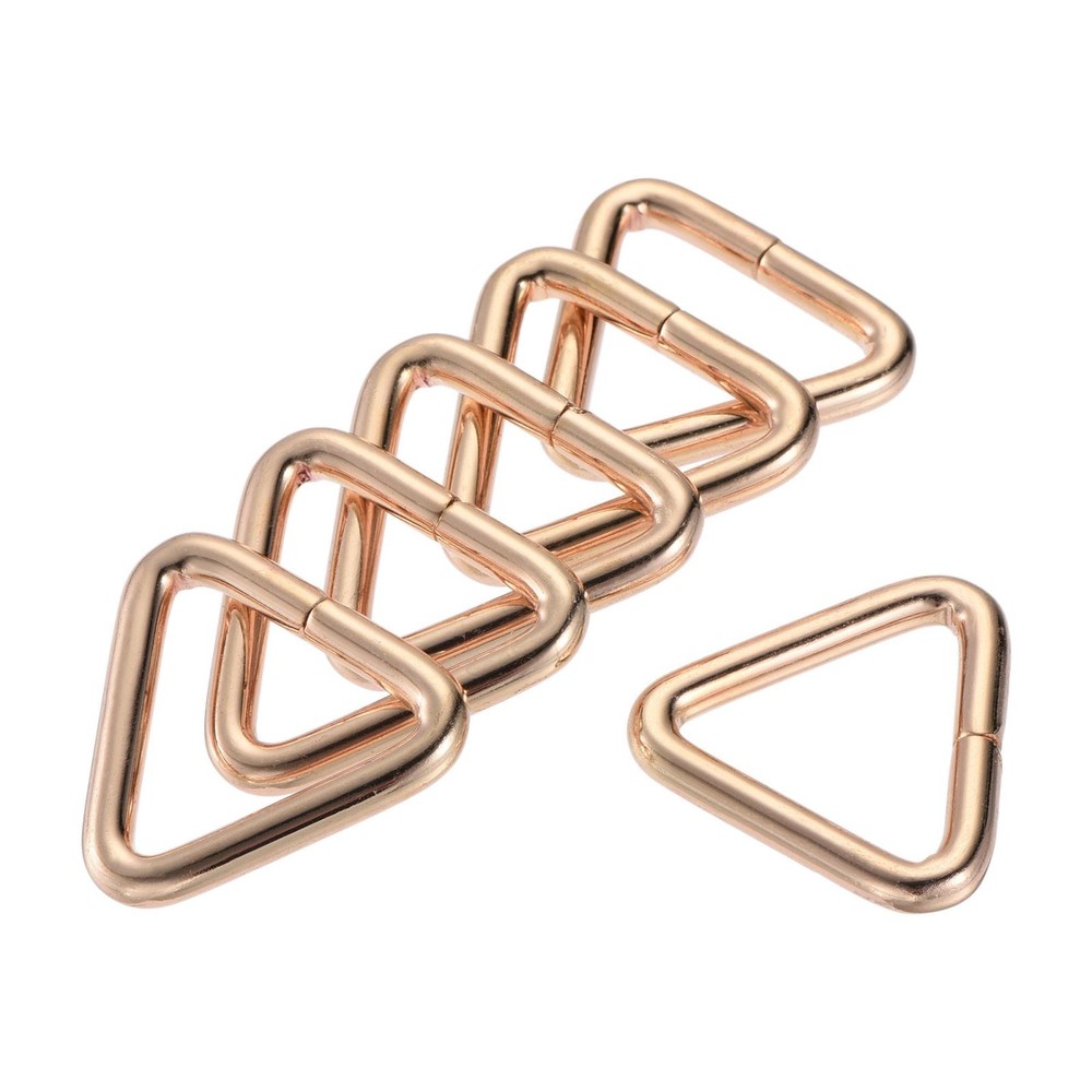 Metal Triangle Buckle 25mm Inner Gold Width 20pcs