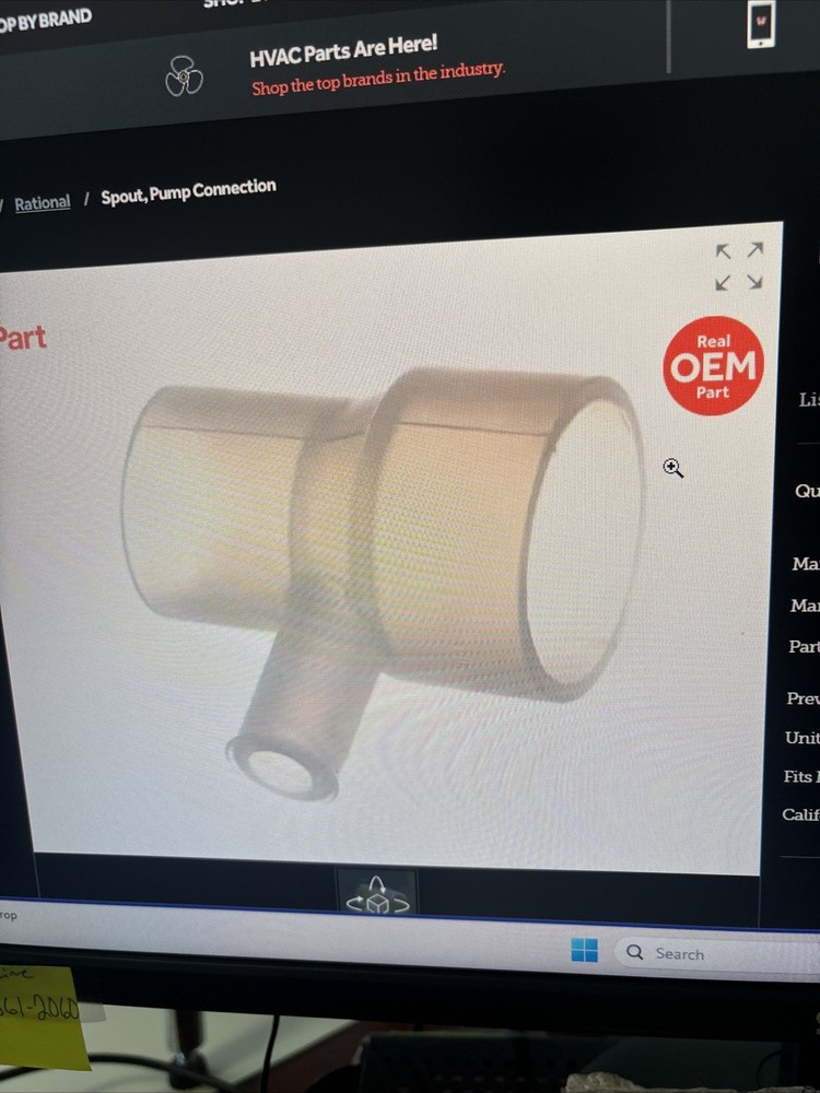 Rational 2118.1000P- Genuine OEM Replacement Part