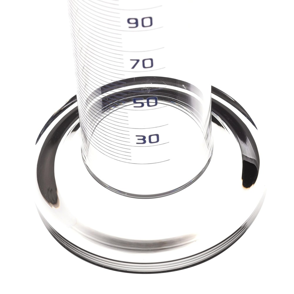 Eisco Labs 250ml Graduated Cylinder Class B Blue Graduations Hexagonal Base