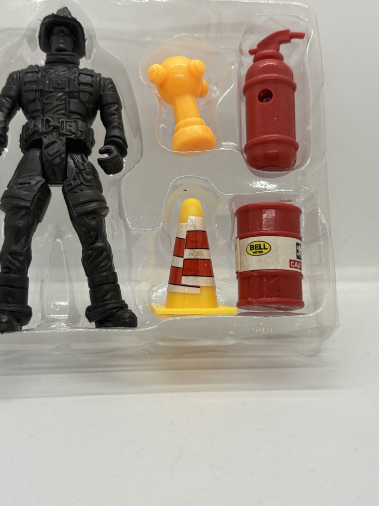Vintage Fireman Set plastic Toys