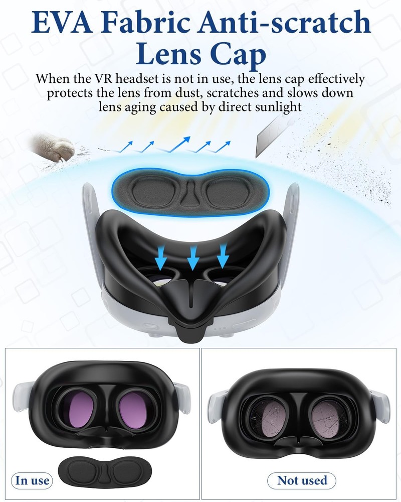 Head Strap Kit for 0culus Quest 2 Headset, Replacement HeadStrap for Meta Que...