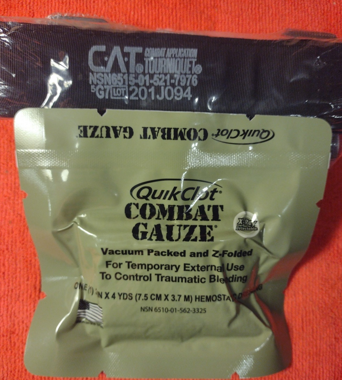 IFAK JFAK EMT COMBAT MEDIC BLEED STOP KIT NAR CAT G7 TQ w QuickClot COMBAT GAUZE