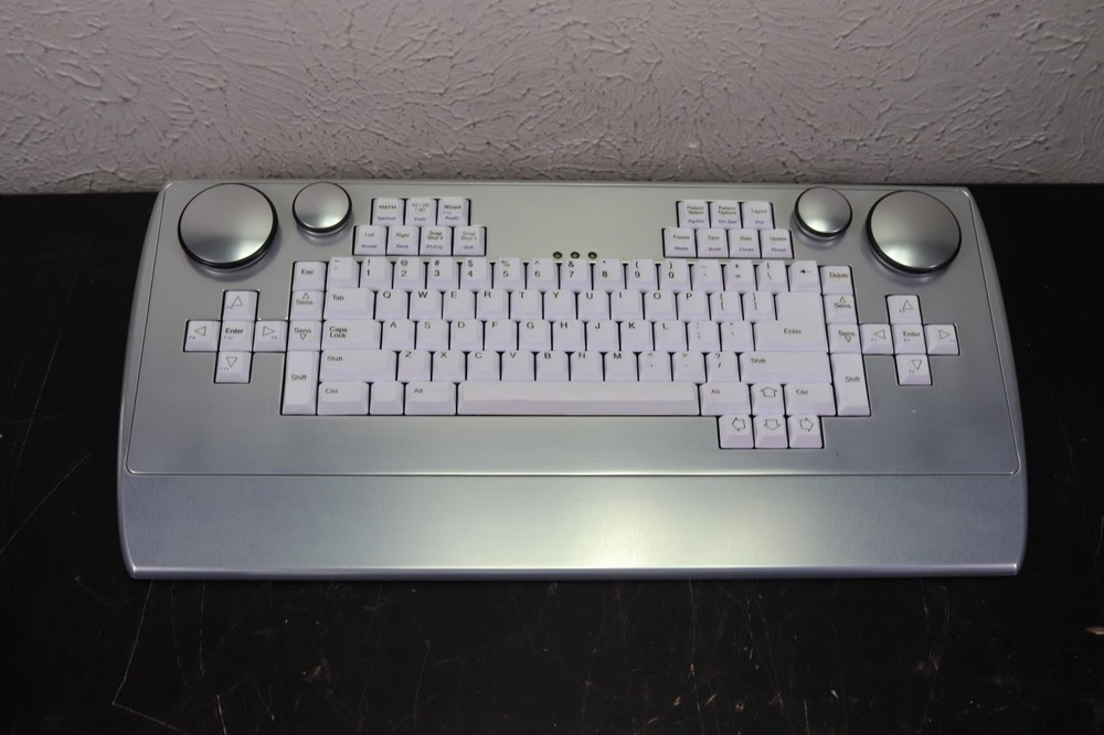 PGM Systems Silver / Aluminum Keyboard KC8001 W/ Working Knobs