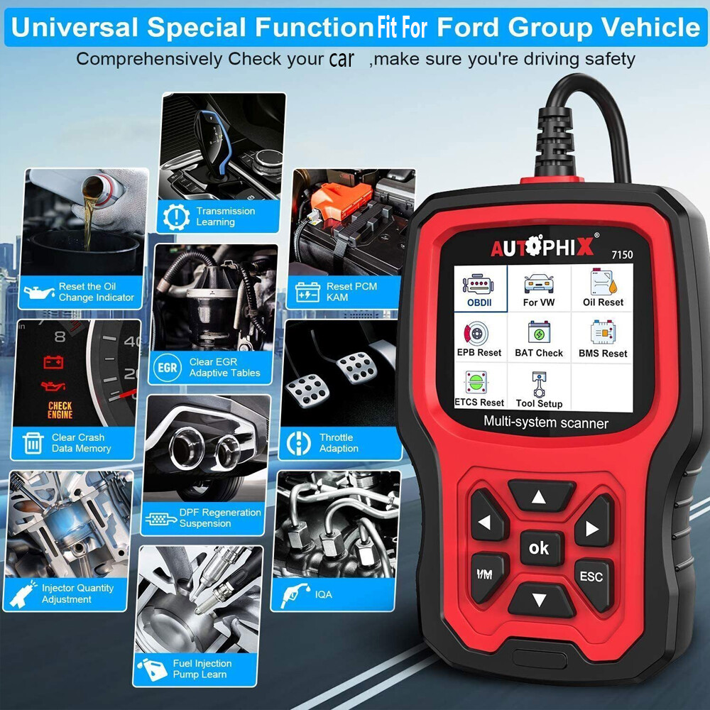 AUTOPHIX ALL SYSTEM CAR DIAGNOSTIC SCAN TOOL OBD2 SCANNER For Ford CODE READER