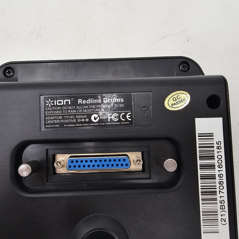 Ion Redline Electronic Drum Kit Head Unit Controller Only w/ Power Cord Tested