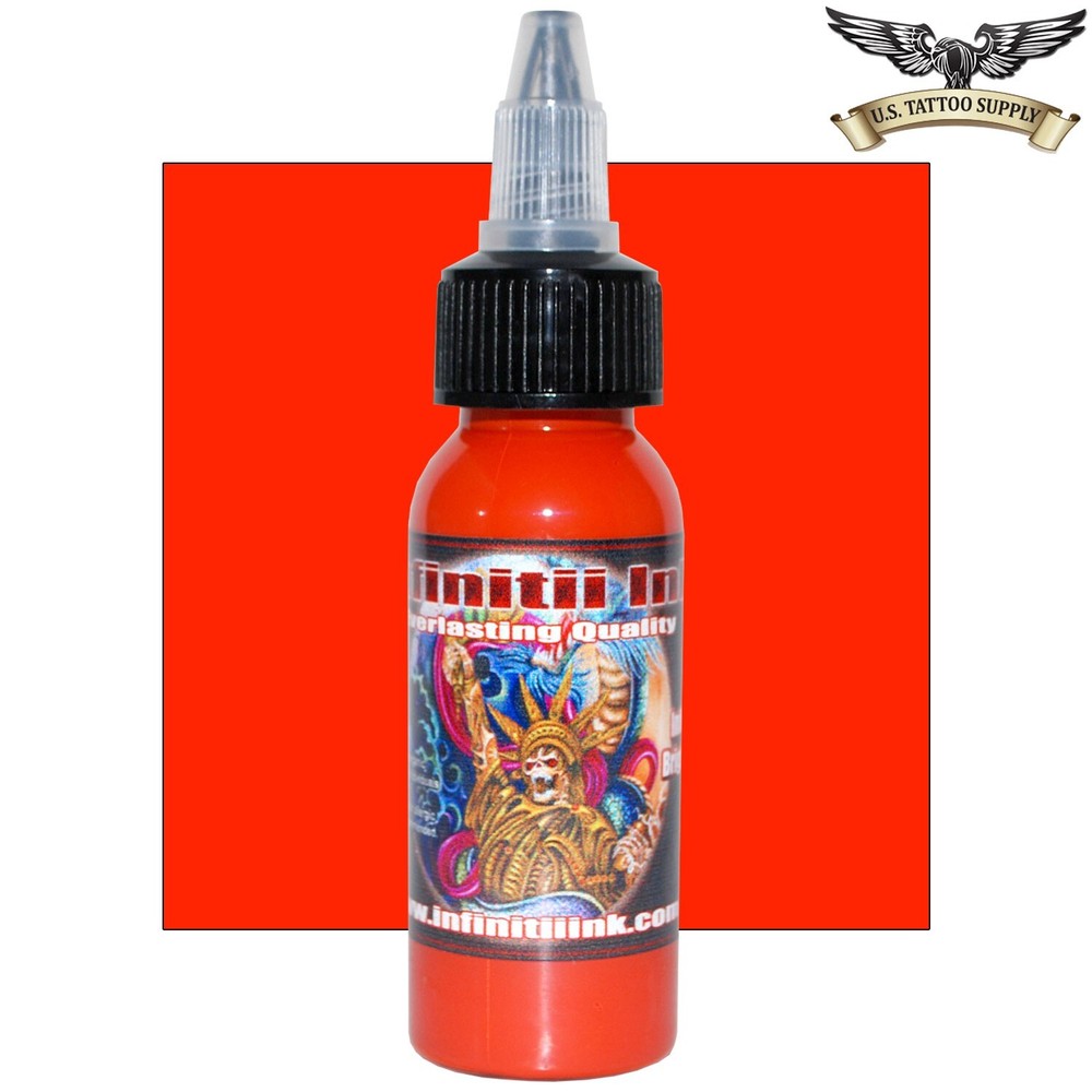Infinitii Premium Quality Tattoo Ink 1 oz - Bright Orange