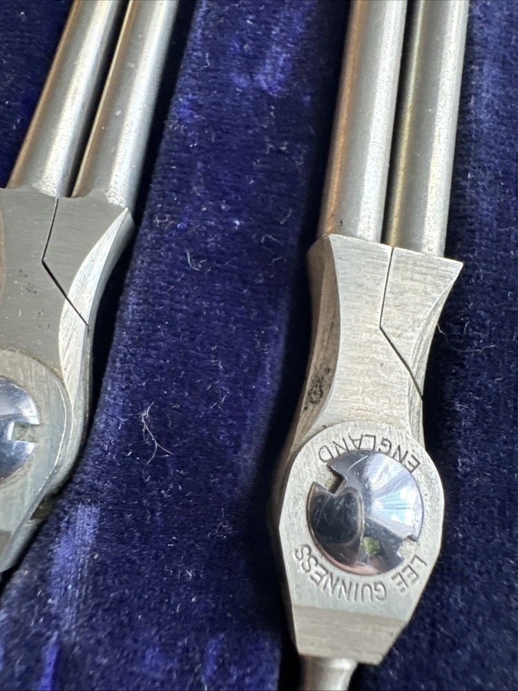 vintage lee guinness technical drawing set