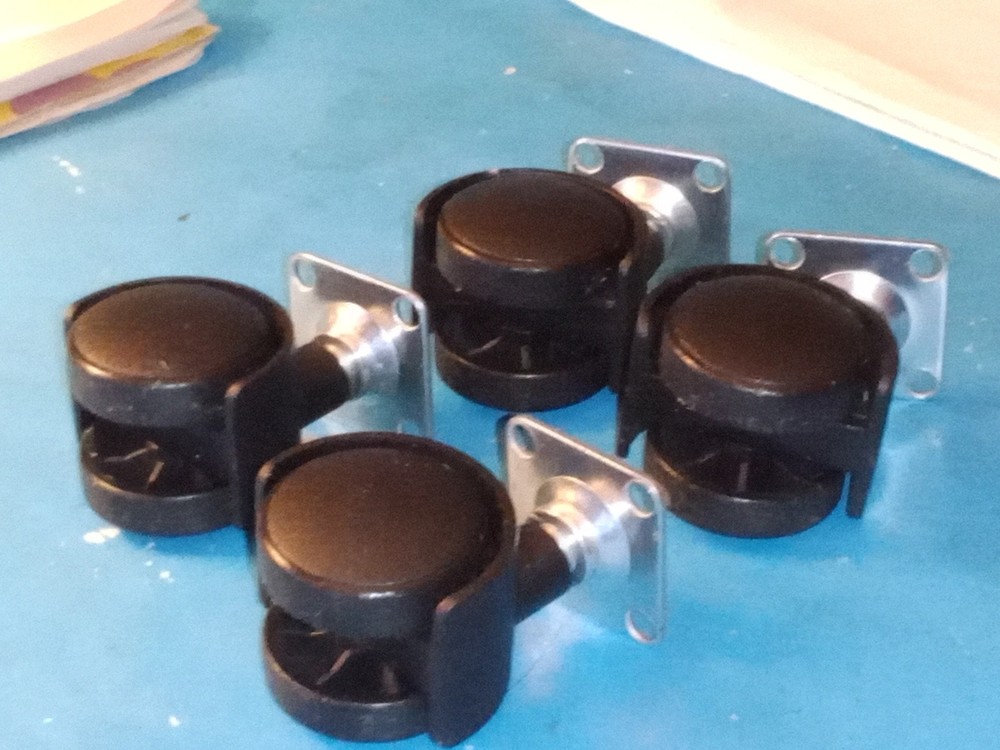FRIGIDAIRE Dehumidifier FFAD7033R1 Parts - 4 - Caster Roller Wheels OEM Used