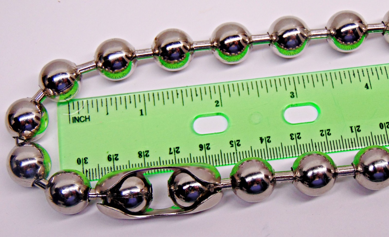 SUPER Chunky 16mm Steel Ball Chain Necklace Choker ~ HUGE ! ! NPS Goth Grunge