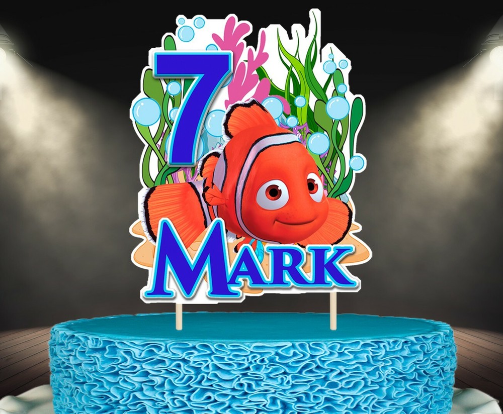 Finding Nemo Personalized Cake Topper