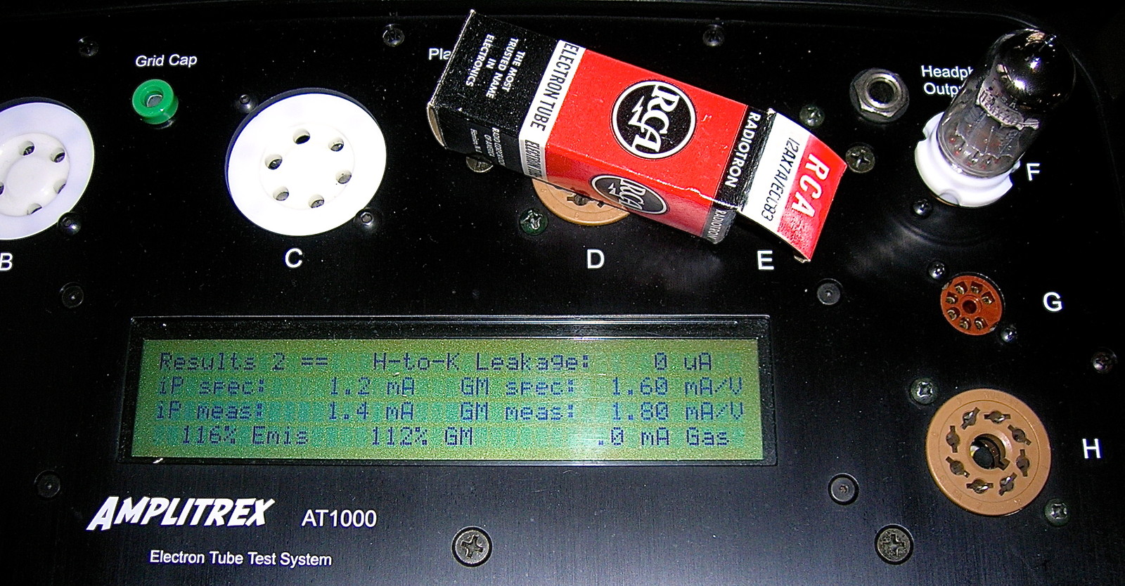 NOS RCA 12AX7A ECC83 12AX7 USA TUBE CREAM OF THE CROP HIGHEST EMISSIONS!