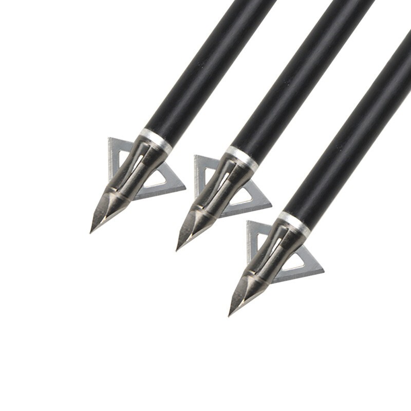 12pcs Archery Blade Arrowhead 100Gr Broadhead Box Compound Bow Hunting Crossbow