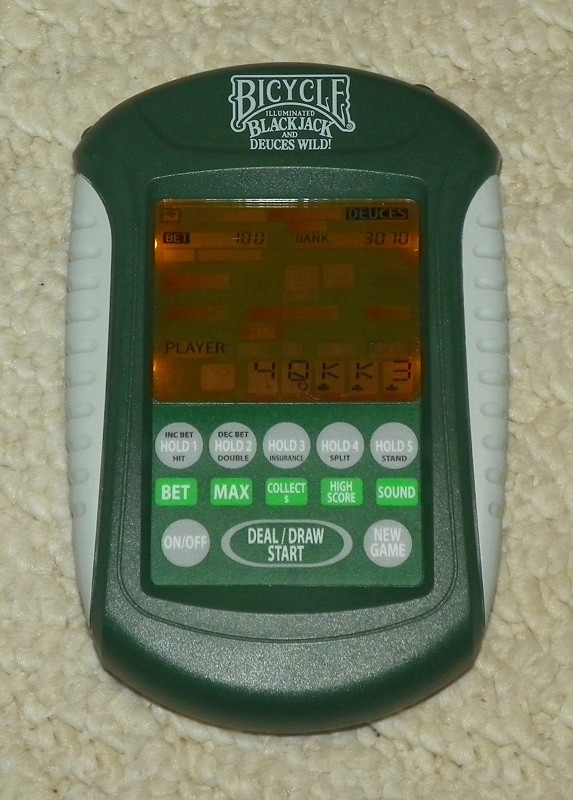 Bicycle - Illuminated Touch Pad Electronic Handheld Blackjack Game