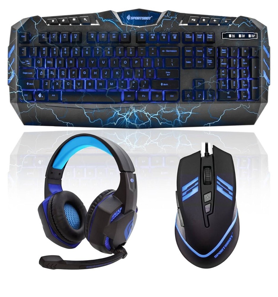 Keyboard & Mouse - Led - Gaming headset -