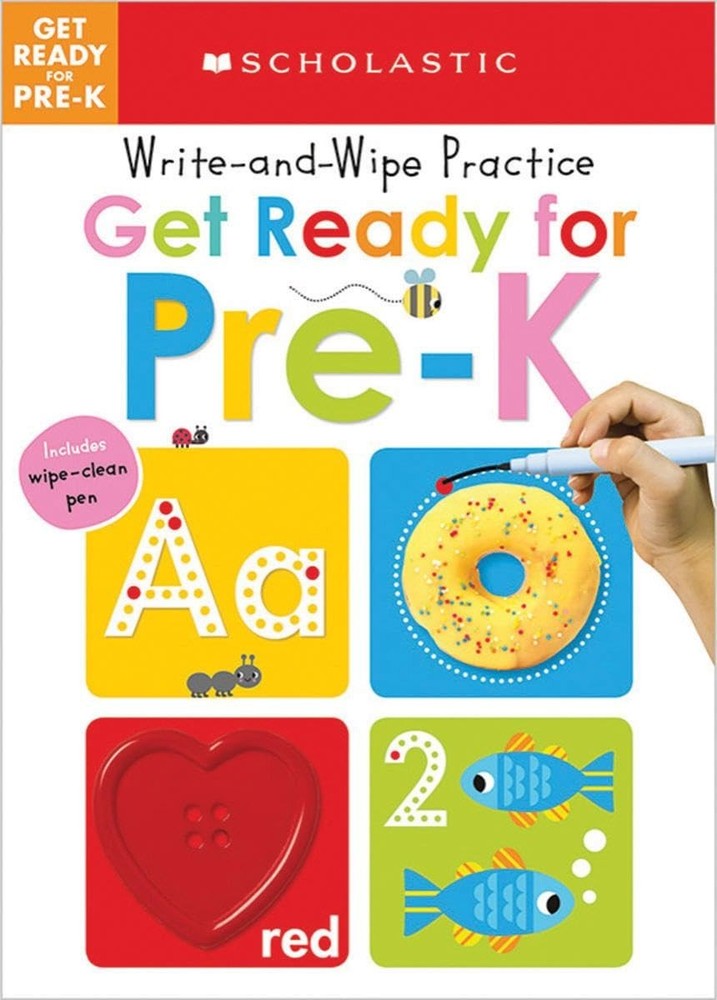 Get Ready for Pre-K Write and Wipe Practice: Scholastic Early Learners (Write an
