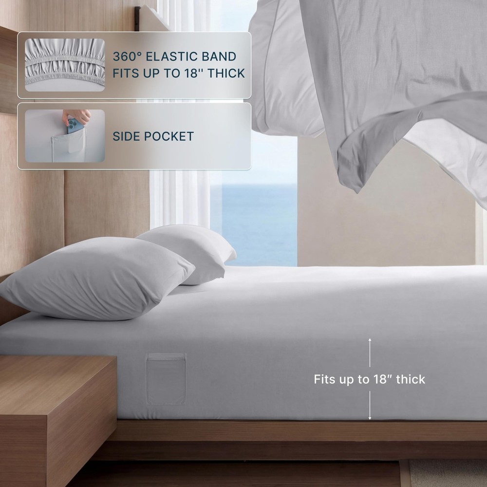 Cooling Sheets Queen Size - BlendTek Dry & Cool Technology Cooling Bed Sheets...