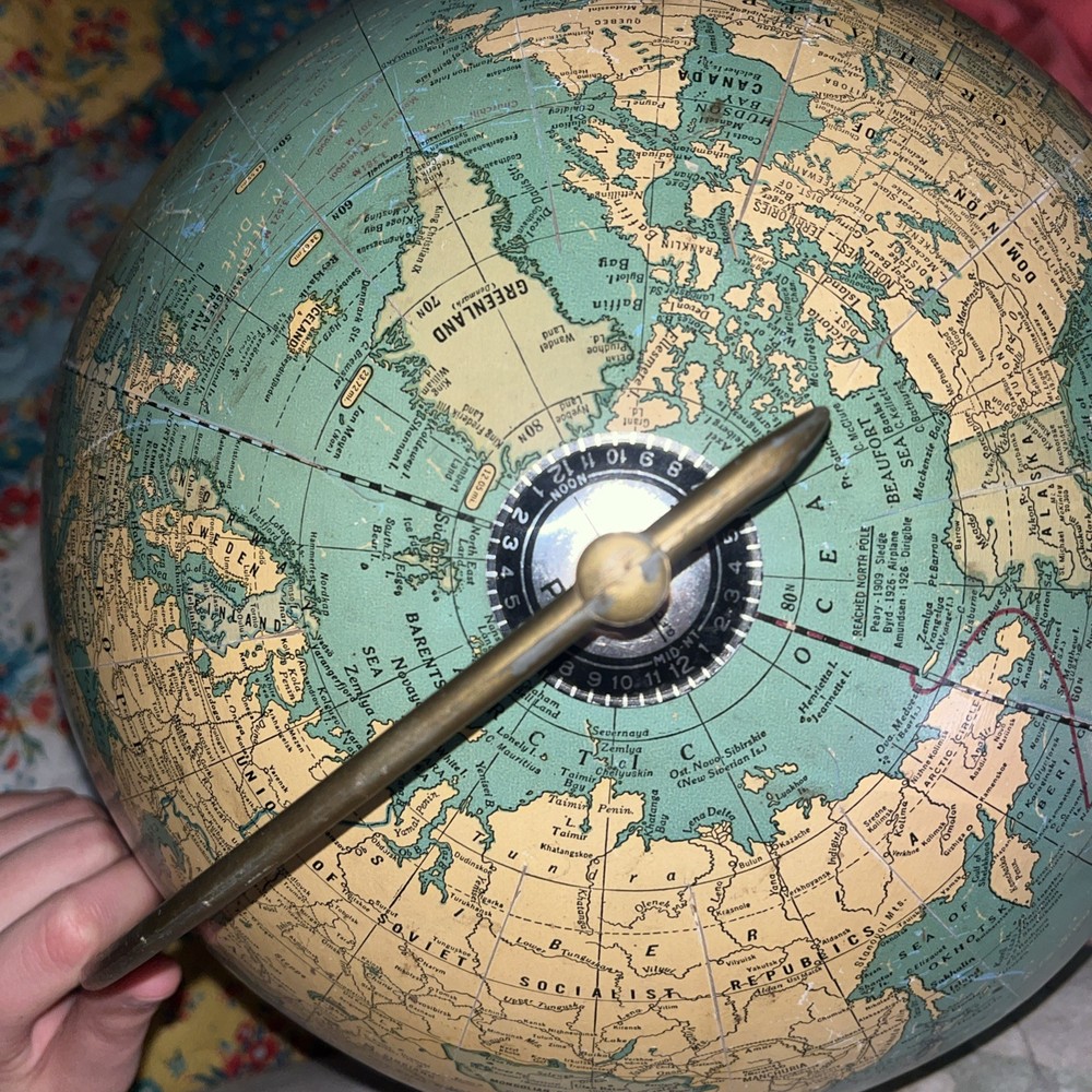 1950’s Vintage Globe by Cram’s Universal 12"