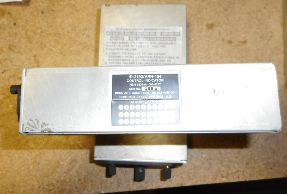 ID-2192/ARN-124 Control Indicator 622-4168-001
