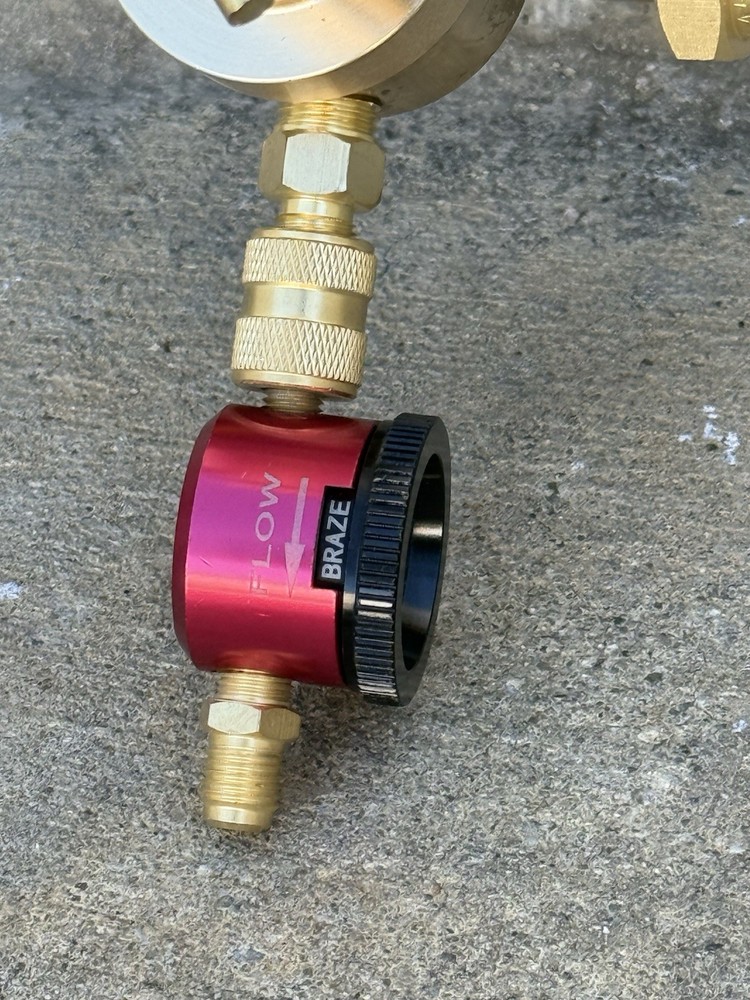 HVAC Nitrogen Purge Regulator Kit Adjust Nitrogen Purging Brazing Flow Control