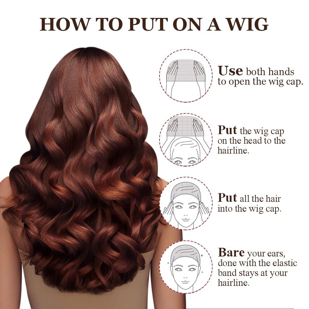 20 Nylon Wig Caps with Wide Elastic Band - Lightweight & Durable Solution