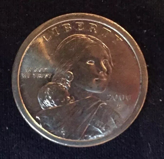 2000-P Sacagawea Golden Dollar NICE!