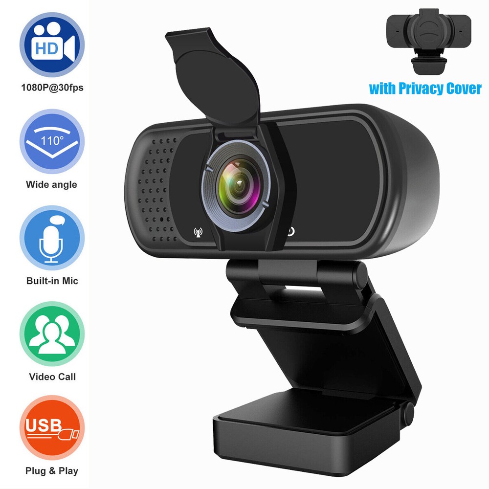1080P Webcam Video Game Working Streaming Microphone Web Camera For PC Computer