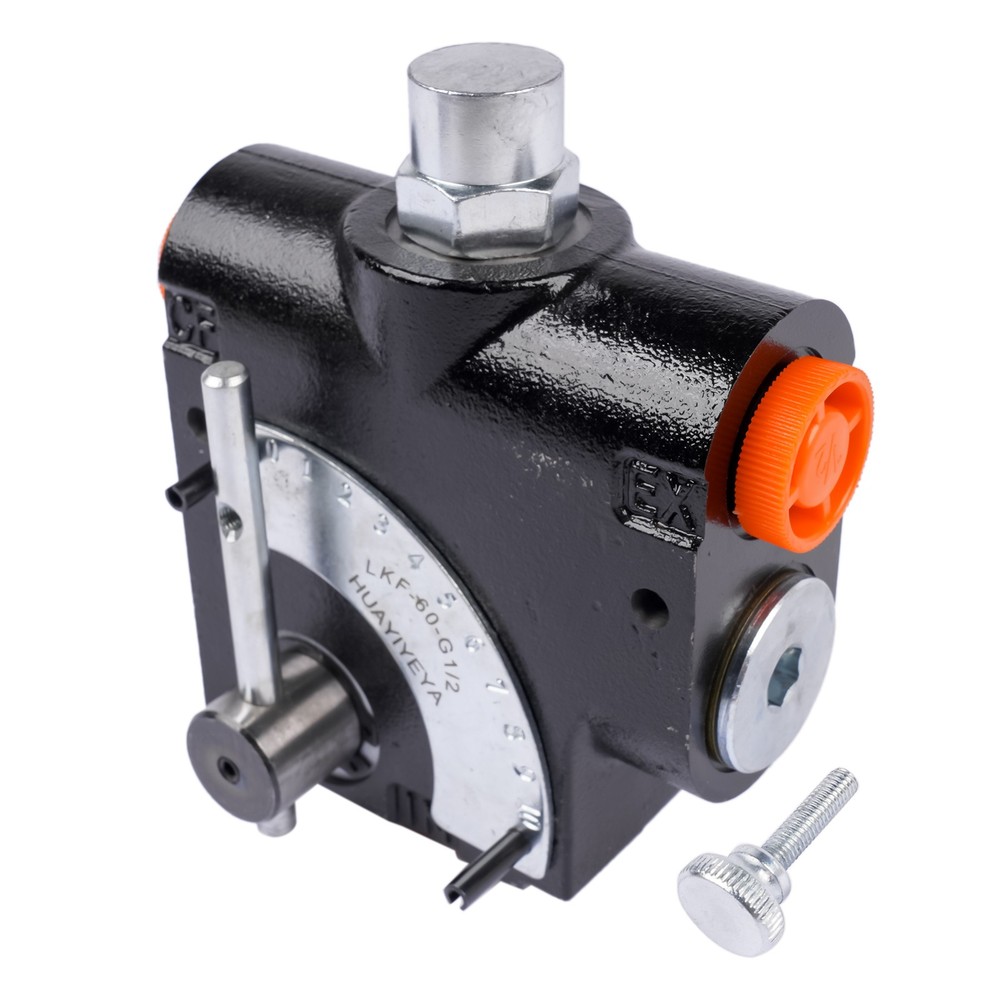 For FCR51-1/2 1/2”NPT Hydraulic Adjustable Variable Flow Control Valve W/ Relief