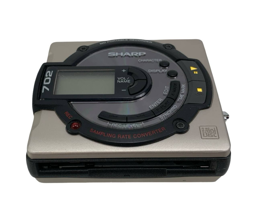 Sharp MD-MS702 MiniDisc Recorder Silver PARTS ONLY / AS-IS