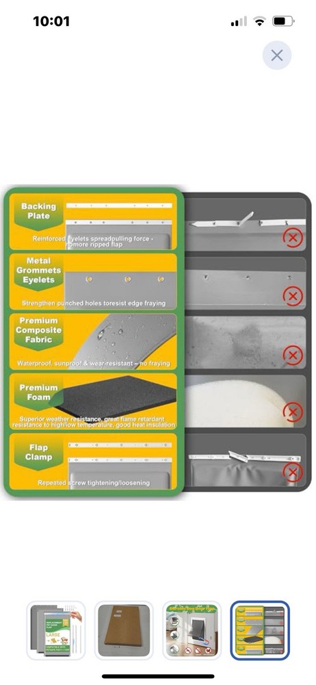 Replacement Pet Door Flap