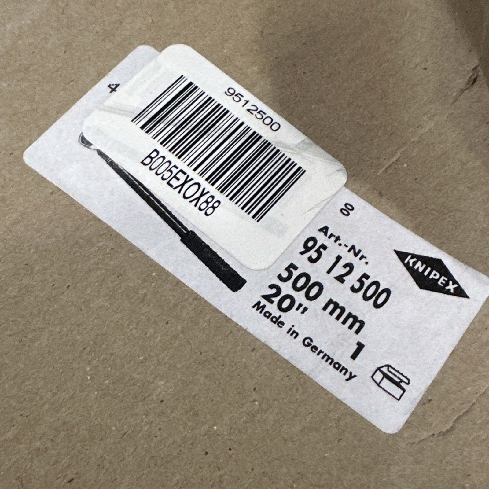 Knipex Cable Shears Wire Cutters Pliers 500mm 20in Cutting Made In Germany - New