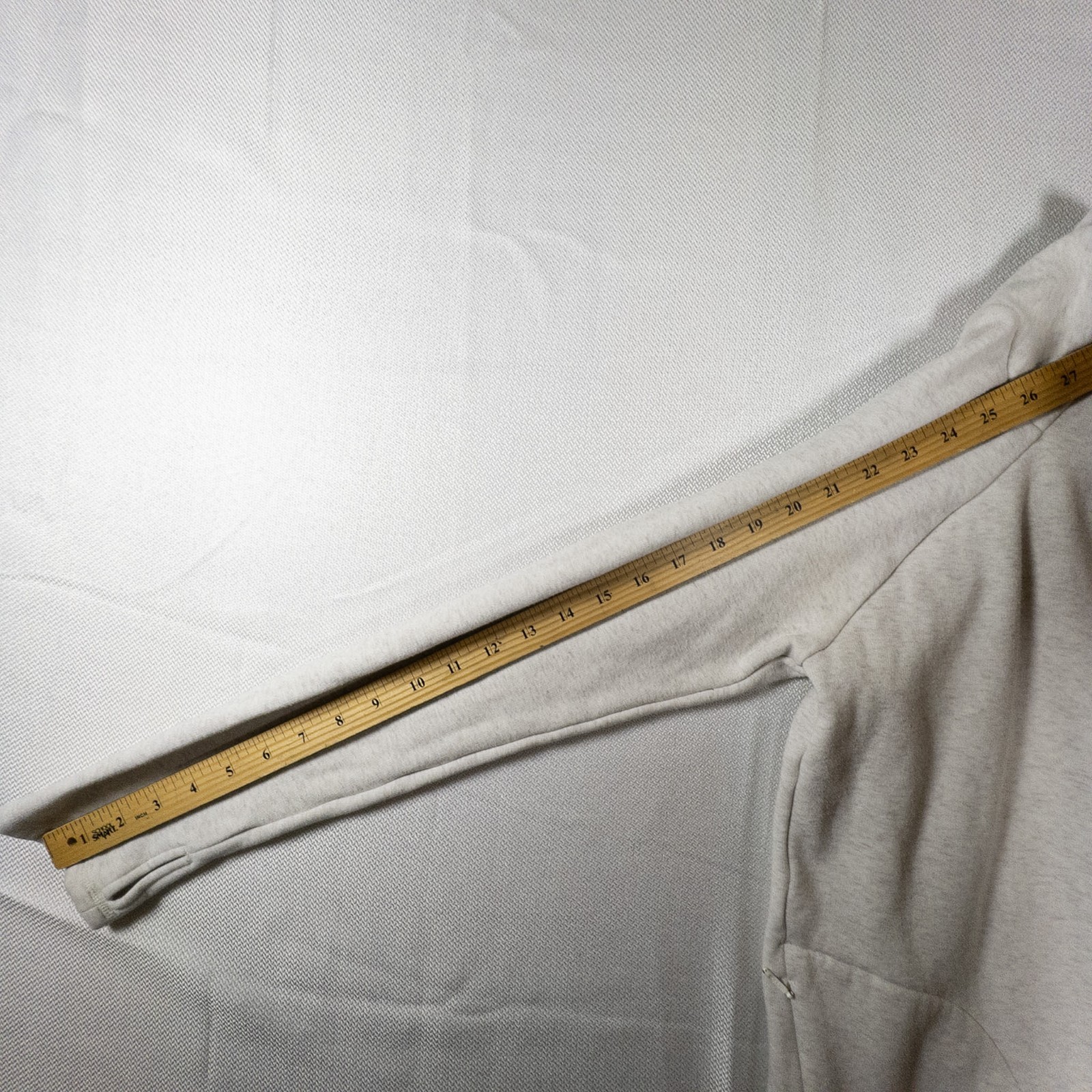 Athleta Cozy Karma Side Zip Funnel Neck Pullover Sweatshirt Size Small Oat