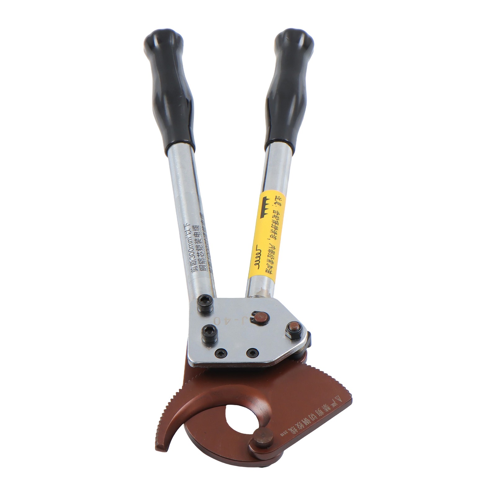 Heavy Duty Aluminum Copper Ratcheting Cable Cutters J40 300mm² Wire Cutter 600mc