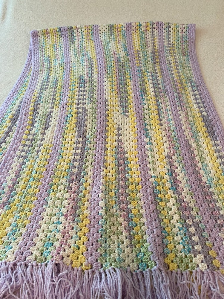 Handmade Afghan in Pastels