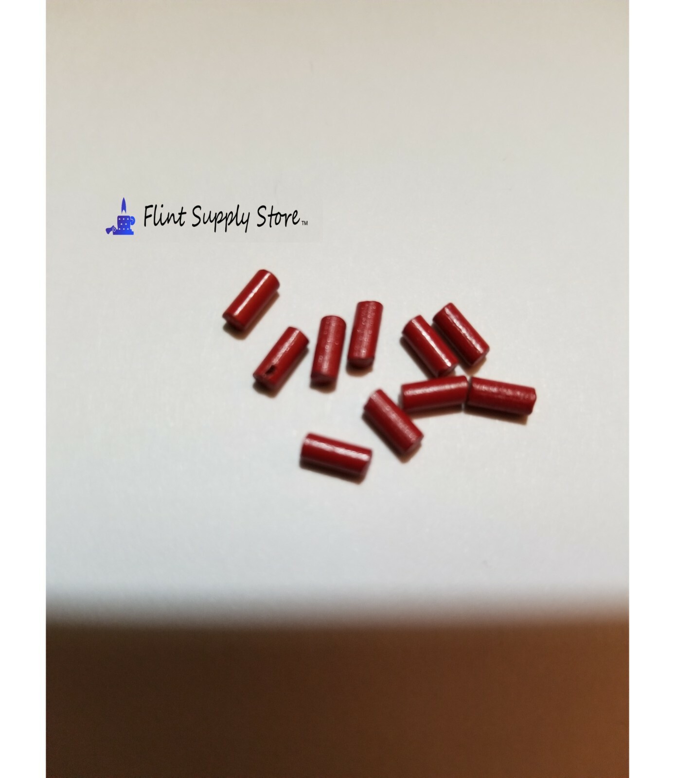 50 Lighter Flints Red Replacement for fluid/gas lighters, Bulk Lighter Flint