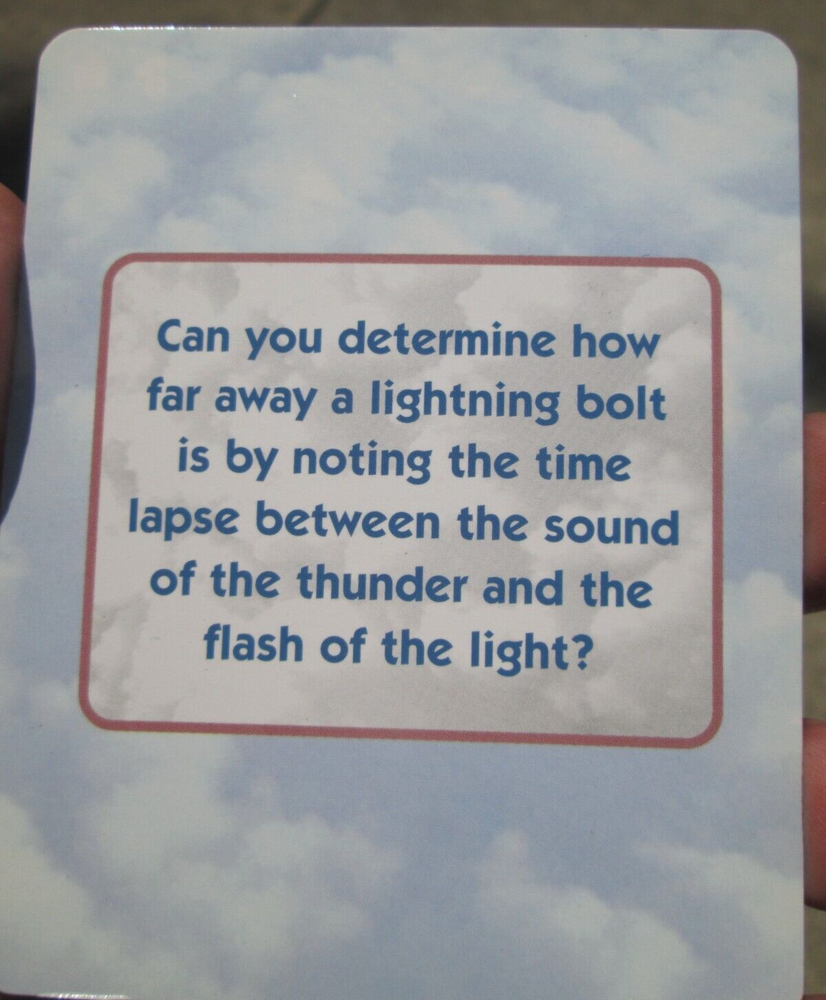 Scientific American Weather Quiz Deck Knowledge Cards in EUC!