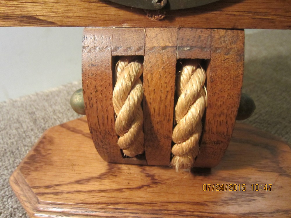 MARITIME, SOLID BRASS, SHIP'S TABLE TOP CLOCK