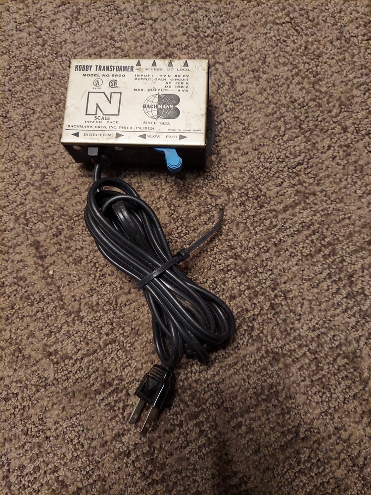 Bachmann Hobby Transformer Model No. 6600
