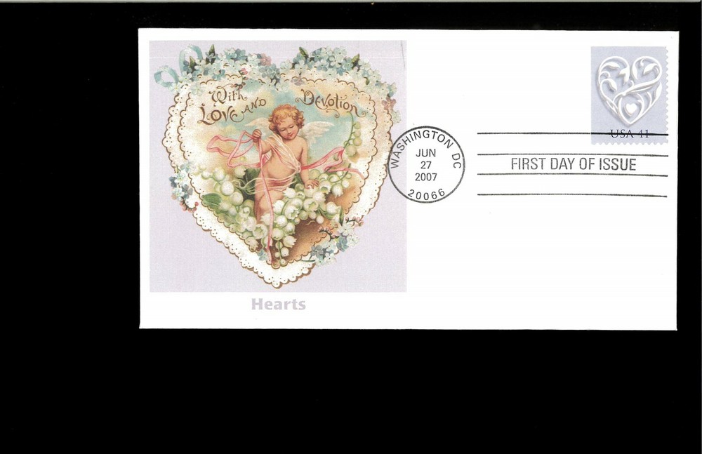 2007 FDC Silver Heart Washington DC