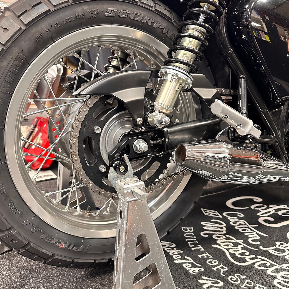 BSA Gold Star paddock stand chain adjuster blocks