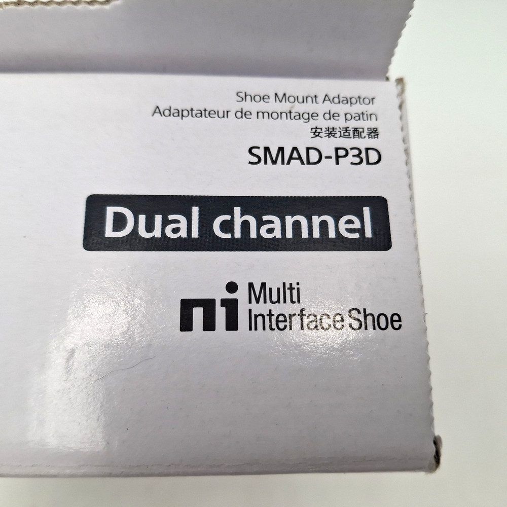 Sony SMAD-P3D Multi-Interface Shoe Adapter - Brand New Condition