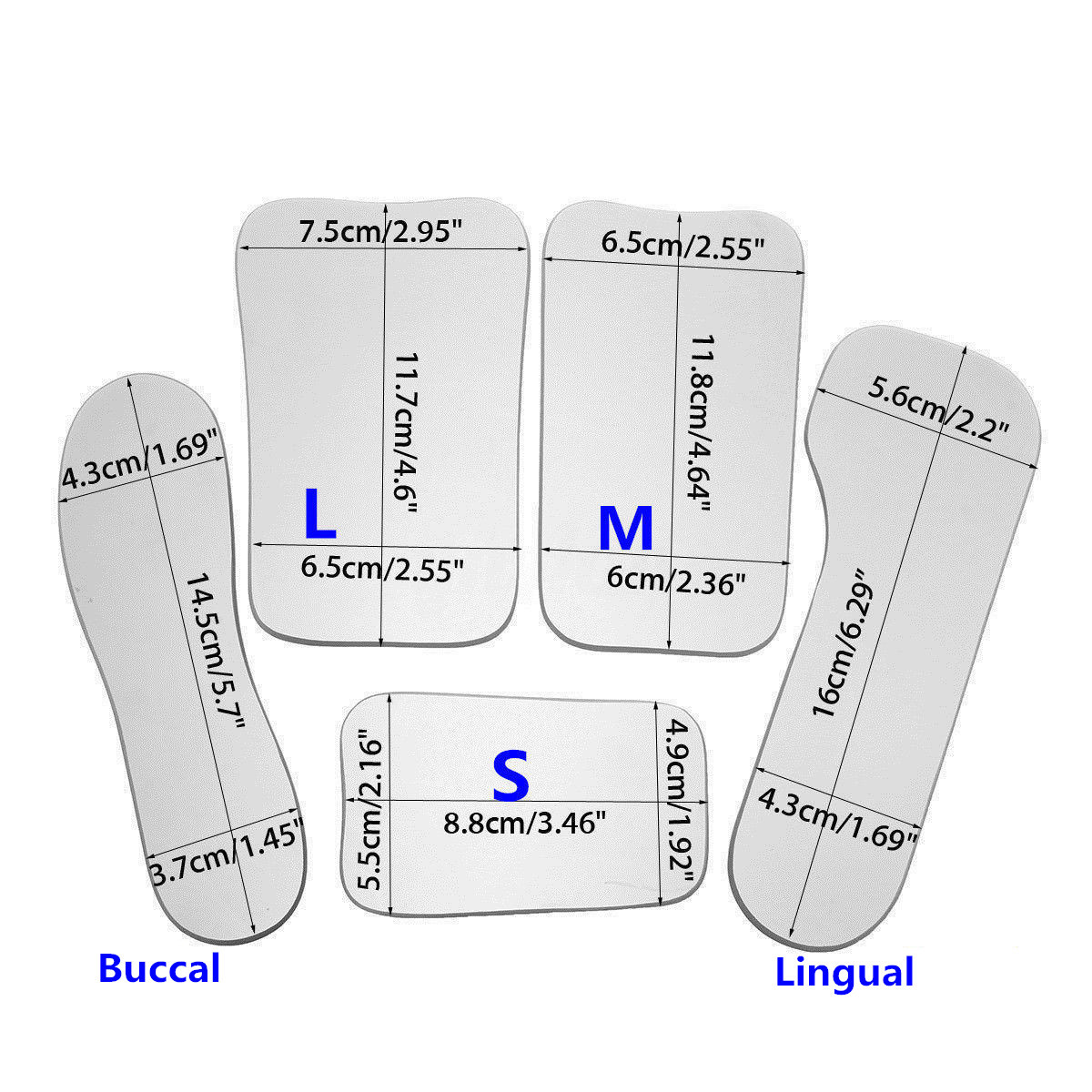 Dental Photography Mirror Lingual Buccal Occlusion Mouth Reflector Mirrors