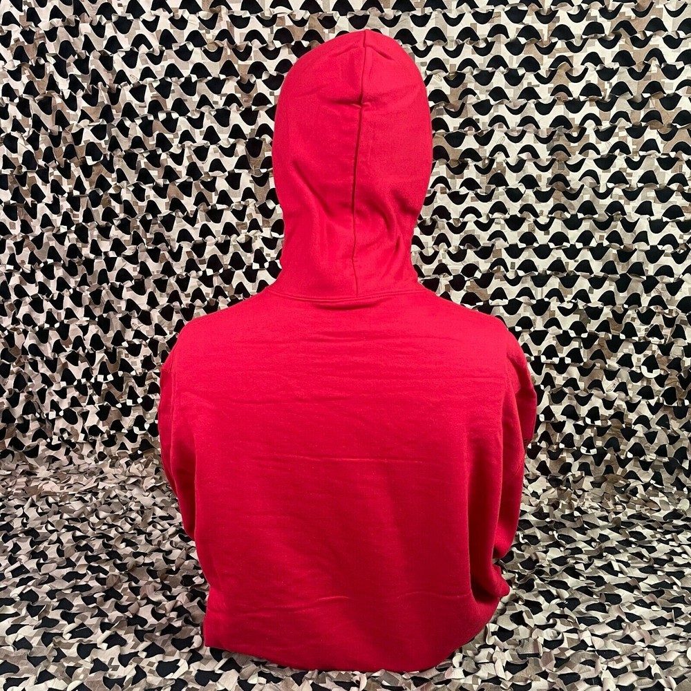 NEW First Strike Pull Over Hooded Sweatshirt - Red - Medium