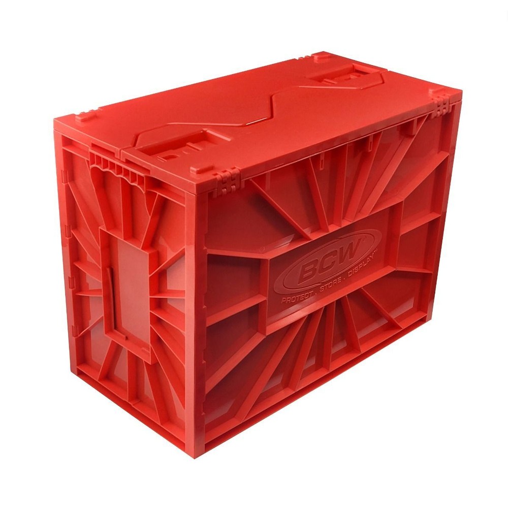 1 BCW Red Plastic Short Comic Book Bin