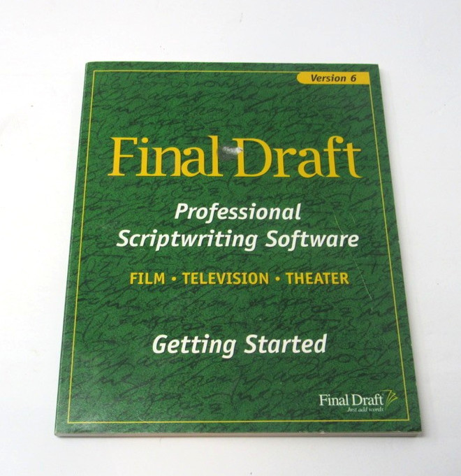 Final Draft Version 5 Scriptwriting Software Getting Started User's Guide 2002