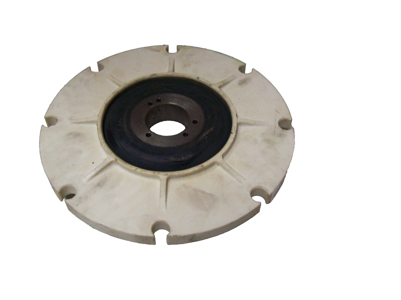 Sullair OEM NOS Genuine WHITE Coupling Flywheel LCD-0075-47-C / FILTHY DIRTY